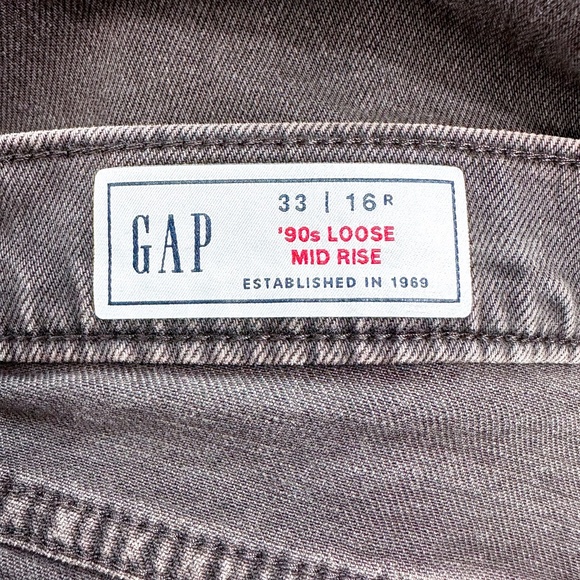 Gap Brown 90's Loose Mid Rise Denim Jeans - Picture 5 of 6